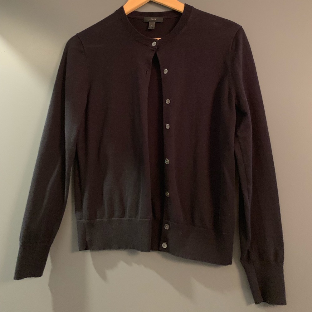 J. Crew black Jackie cardigan